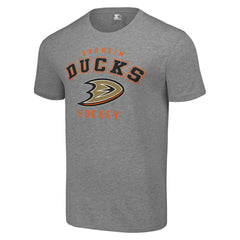 Anaheim Ducks Starter Logo T-Shirt - Heather Gray - NHL