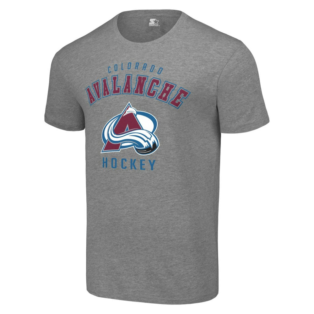 Colorado Avalanche Starter Logo T-Shirt - Heather Gray - NHL