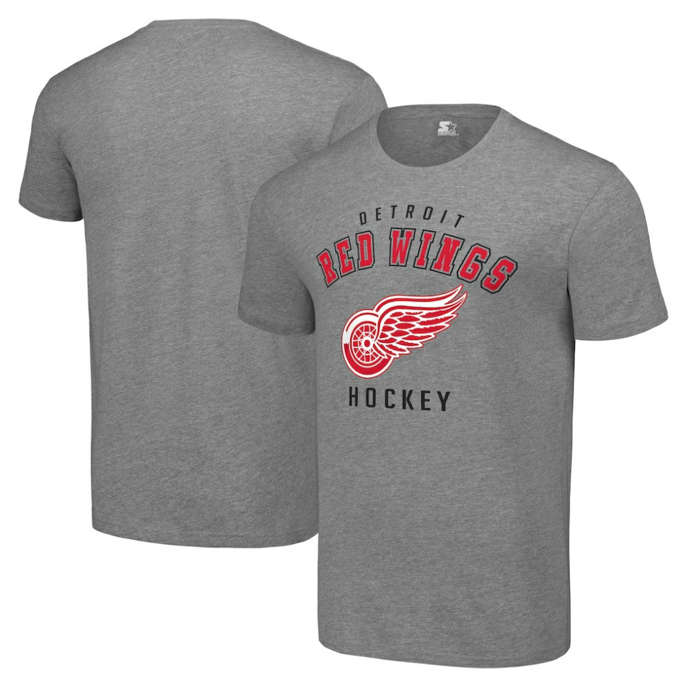 Detroit Red Wings Starter Logo T-Shirt - Heather Gray - NHL