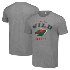 Minnesota Wild Starter Logo T-Shirt - Heather Gray - NHL
