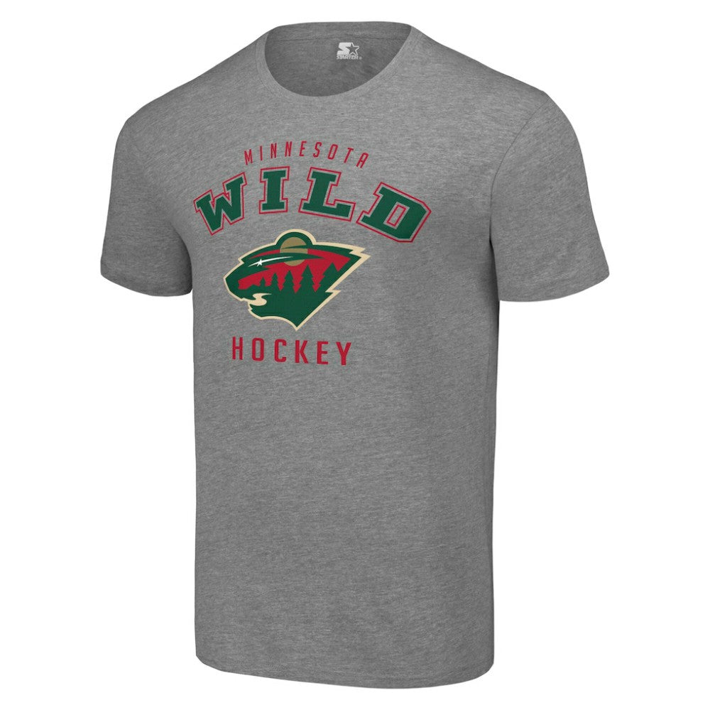 Minnesota Wild Starter Logo T-Shirt - Heather Gray - NHL