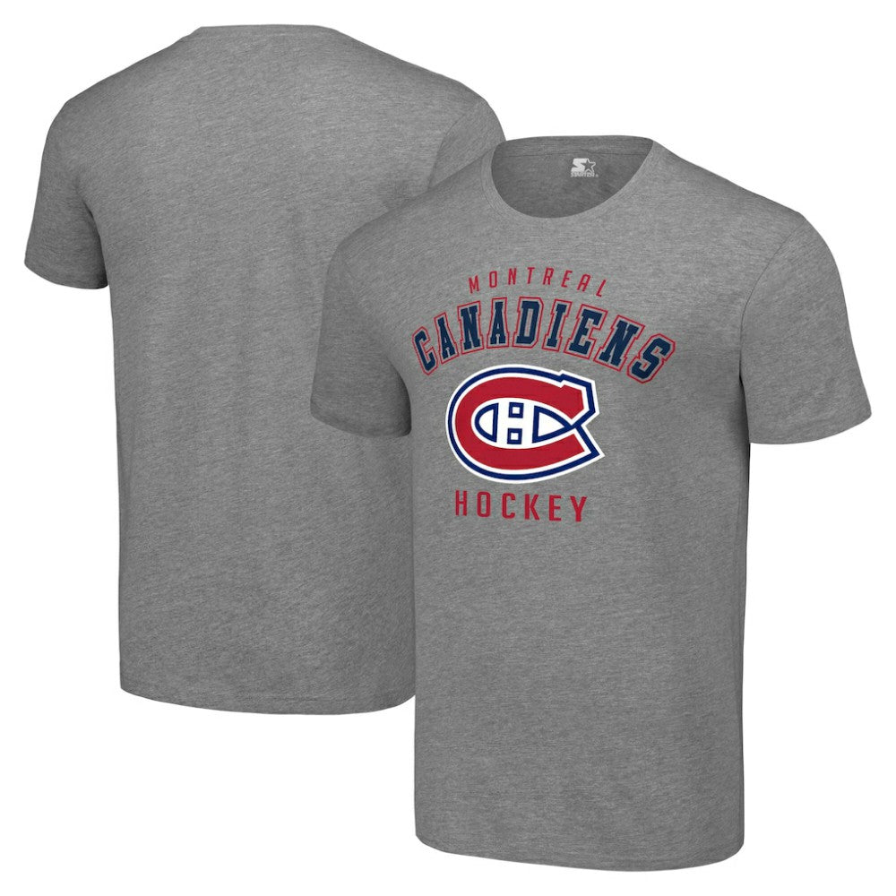 Montreal Canadiens Starter Logo T-Shirt - Heather Gray - NHL