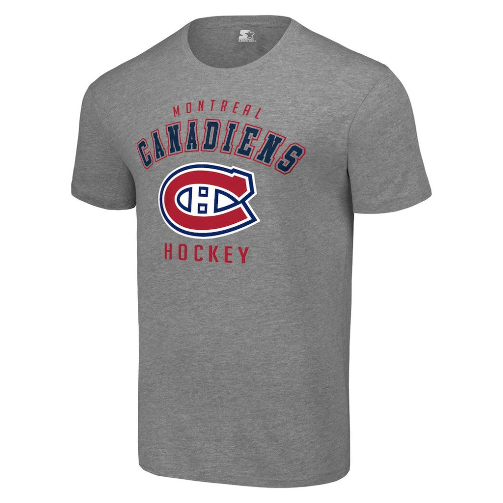 Montreal Canadiens Starter Logo T-Shirt - Heather Gray - NHL