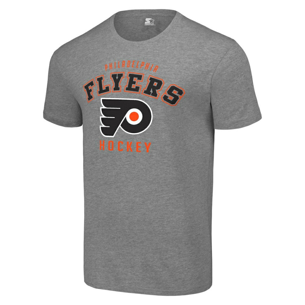 Philadelphia Flyers Starter Logo T-Shirt - Heather Gray - NHL