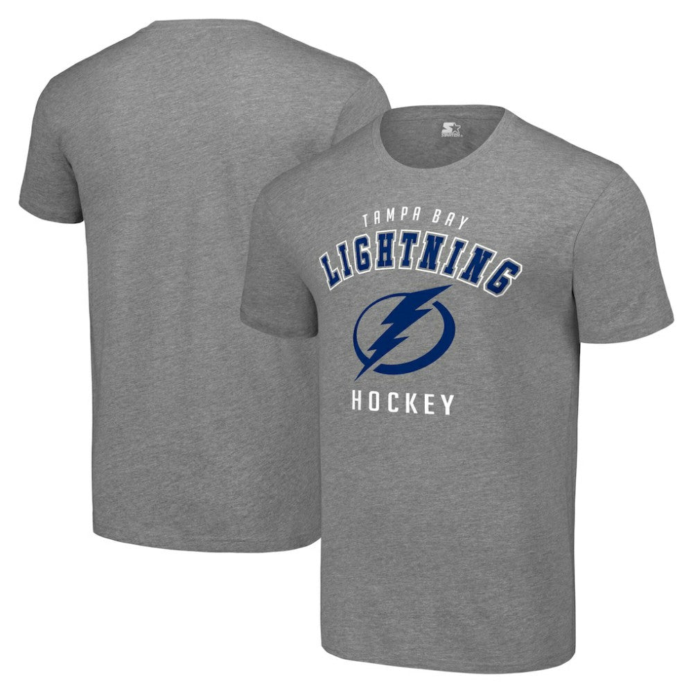 Tampa Bay Lightning Starter Logo T-Shirt - Heather Gray - NHL