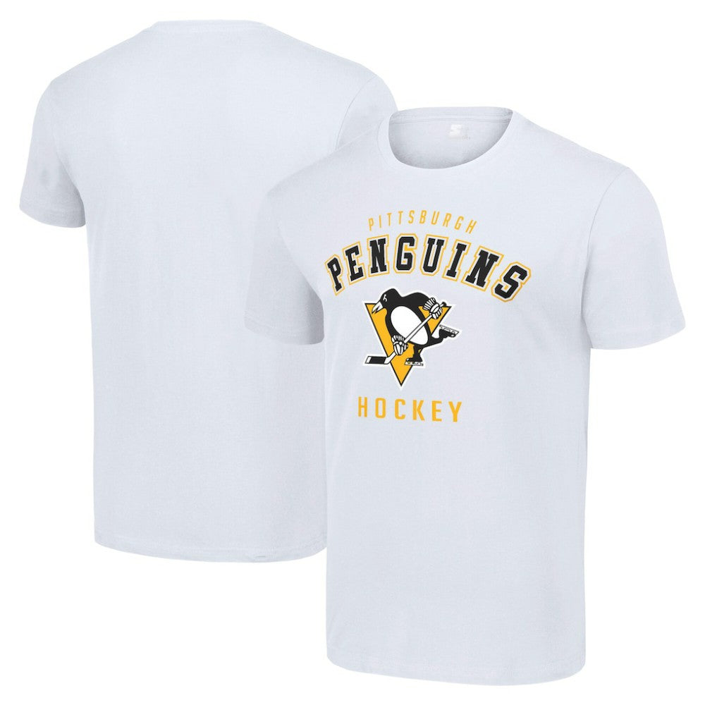 Pittsburgh Penguins Starter Logo T-Shirt - White - NHL
