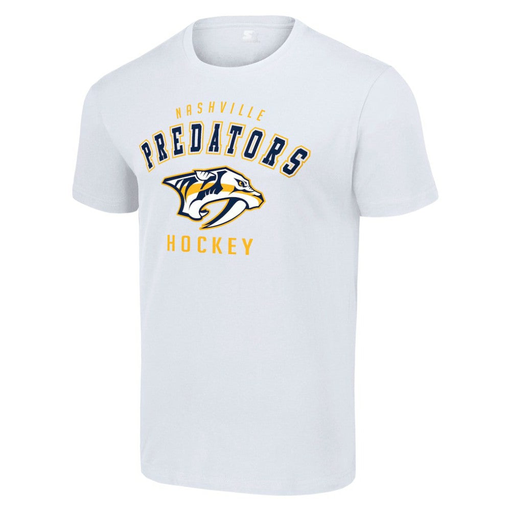 Nashville Predators Starter Logo T-Shirt - White - NHL