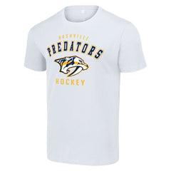 Nashville Predators Starter Logo T-Shirt - White - NHL