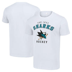 San Jose Sharks Starter Logo T-Shirt - White - NHL
