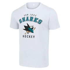 San Jose Sharks Starter Logo T-Shirt - White - NHL