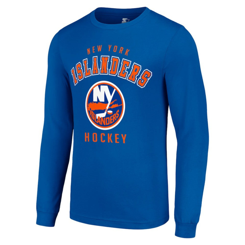 New York Islanders Starter Logo Long Sleeve T-Shirt - Royal - NHL