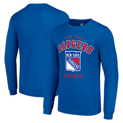 New York Rangers Starter Logo Long Sleeve T-Shirt - Royal - NHL