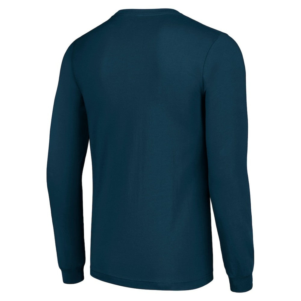 Columbus Blue Jackets Starter Logo Long Sleeve T-Shirt - Navy - NHL