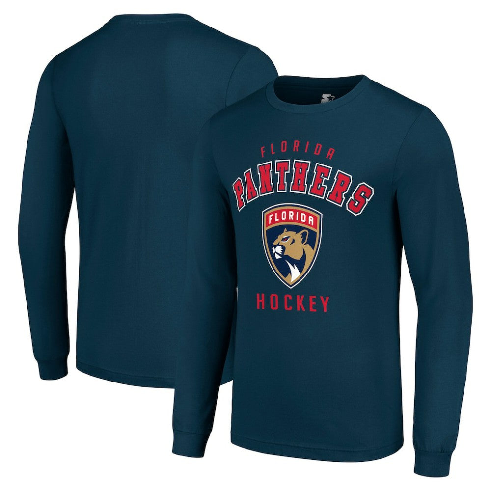 Florida Panthers Starter Logo Long Sleeve T-Shirt - Navy - NHL