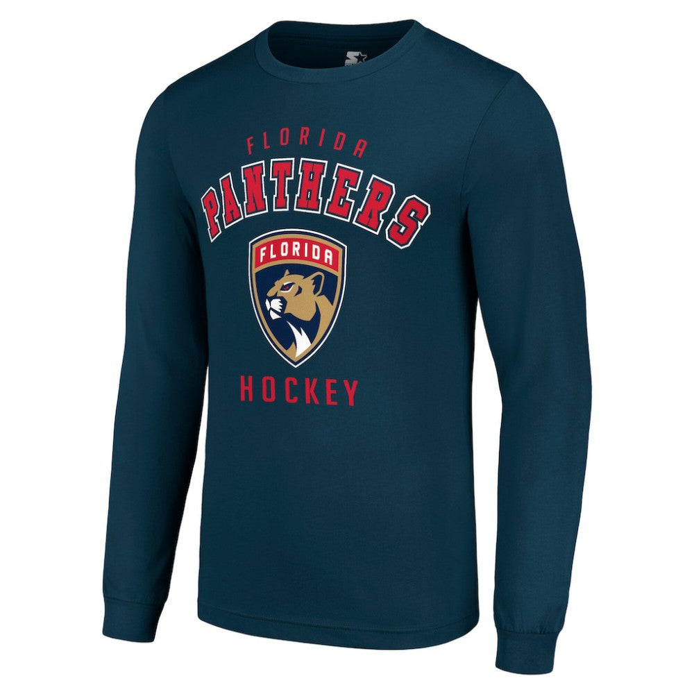 Florida Panthers Starter Logo Long Sleeve T-Shirt - Navy - NHL