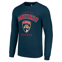 Florida Panthers Starter Logo Long Sleeve T-Shirt - Navy - NHL