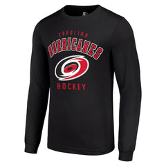 Carolina Hurricanes Starter Logo Long Sleeve T-Shirt - Black - NHL