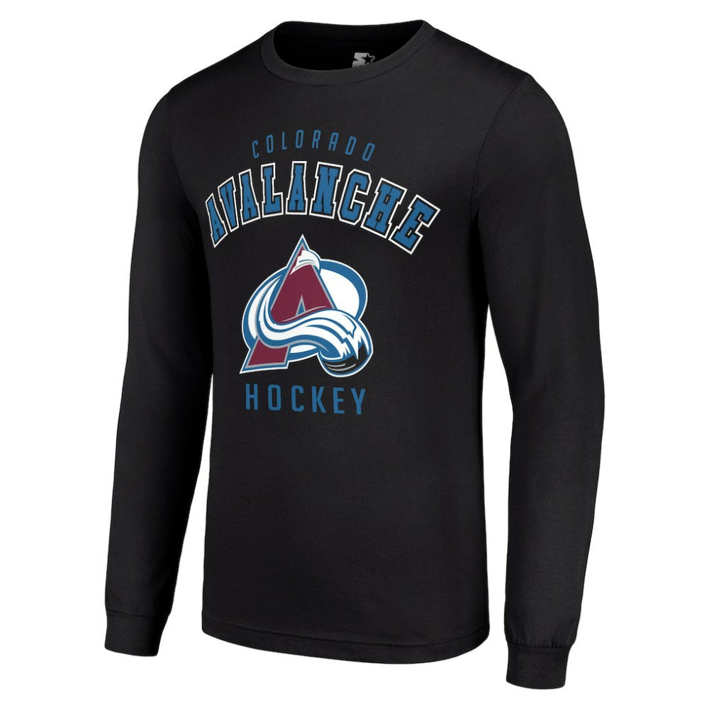 Colorado Avalanche Starter Logo Long Sleeve T-Shirt - Black - NHL