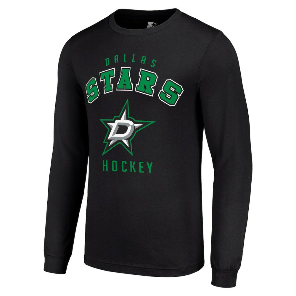 Dallas Stars Starter Logo Long Sleeve T-Shirt - Black - NHL