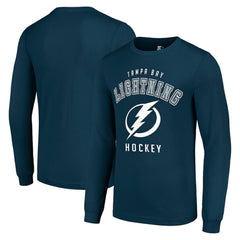 Tampa Bay Lightning Starter Logo Long Sleeve T-Shirt - Navy - NHL