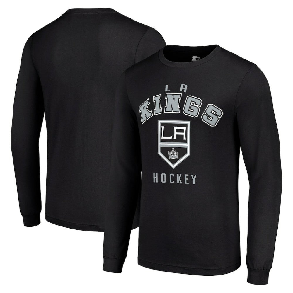 Los Angeles Kings Starter Logo Long Sleeve T-Shirt - Black - NHL