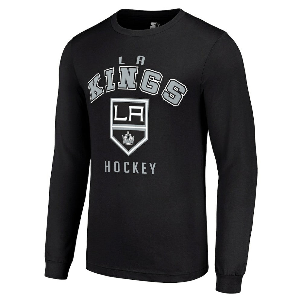 Los Angeles Kings Starter Logo Long Sleeve T-Shirt - Black - NHL