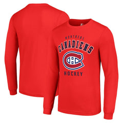Montreal Canadiens Starter Logo Long Sleeve T-Shirt - Red - NHL