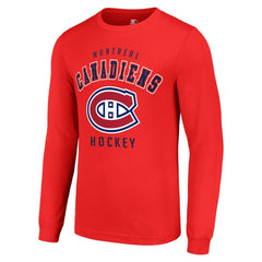 Montreal Canadiens Starter Logo Long Sleeve T-Shirt - Red - NHL