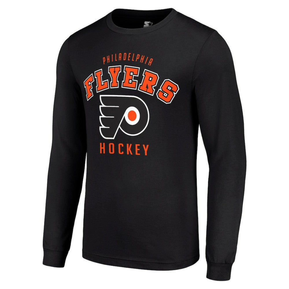 Philadelphia Flyers Starter Logo Long Sleeve T-Shirt - Black - NHL