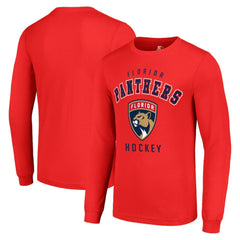 Florida Panthers Starter Logo Long Sleeve T-Shirt - Red - NHL