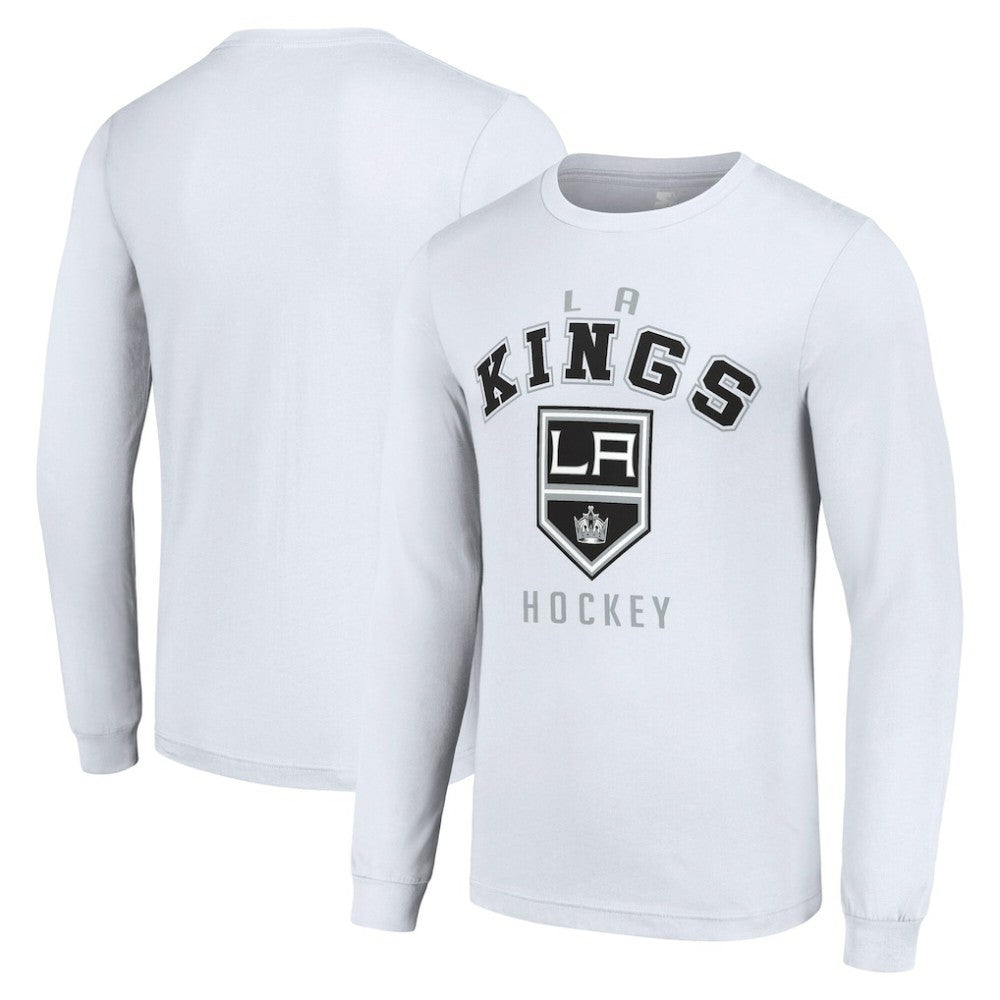 Los Angeles Kings Starter Logo Long Sleeve T-Shirt - White - NHL