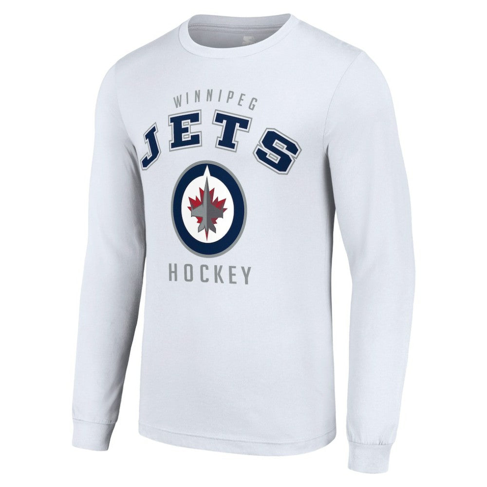 Winnipeg Jets Starter Logo Long Sleeve T-Shirt - White - NHL