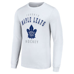 Toronto Maple Leafs Starter Logo Long Sleeve T-Shirt - White - NHL