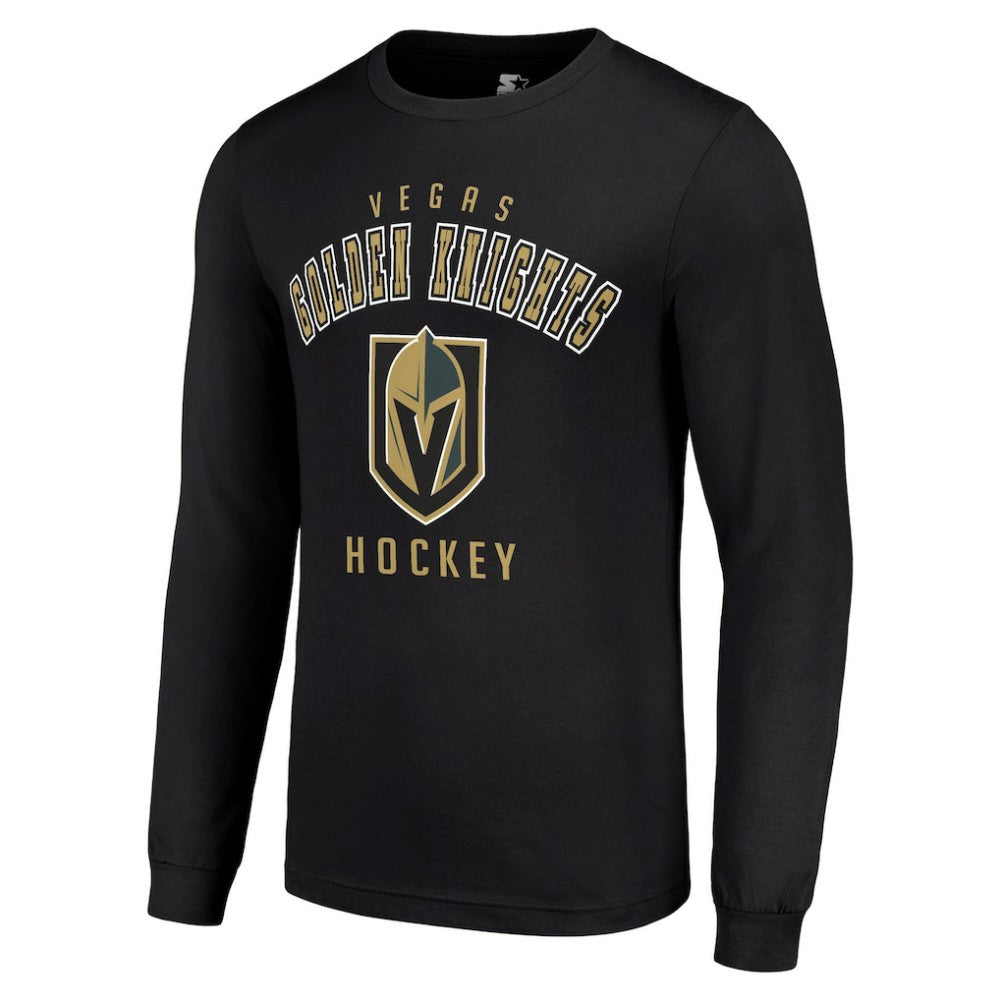 Vegas Golden Knights Starter Logo Long Sleeve T-Shirt - Black - NHL