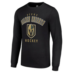 Vegas Golden Knights Starter Logo Long Sleeve T-Shirt - Black - NHL