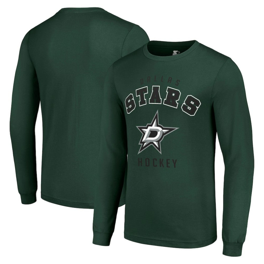 Dallas Stars Starter Logo Long Sleeve T-Shirt - Military Green - NHL