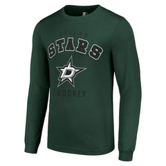 Dallas Stars Starter Logo Long Sleeve T-Shirt - Military Green - NHL