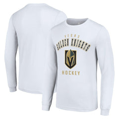 Vegas Golden Knights Starter Logo Long Sleeve T-Shirt - White - NHL