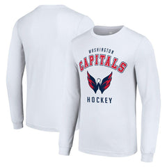 Washington Capitals Starter Logo Long Sleeve T-Shirt - White - NHL