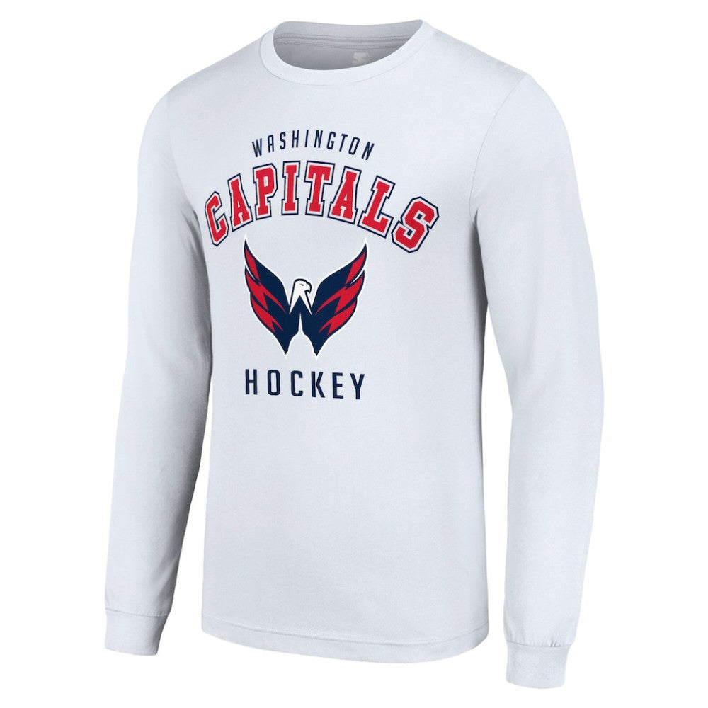 Washington Capitals Starter Logo Long Sleeve T-Shirt - White - NHL