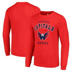 Washington Capitals Starter Logo Long Sleeve T-Shirt - Red - NHL