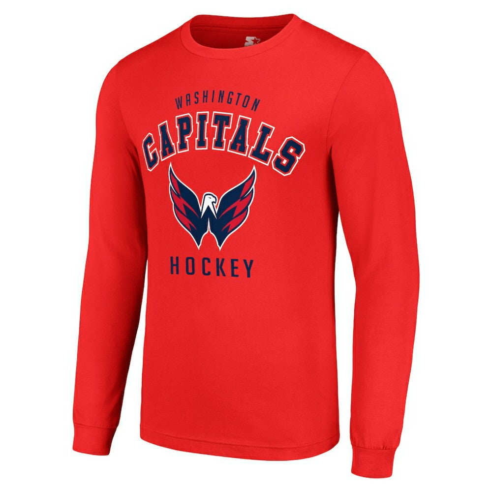 Washington Capitals Starter Logo Long Sleeve T-Shirt - Red - NHL