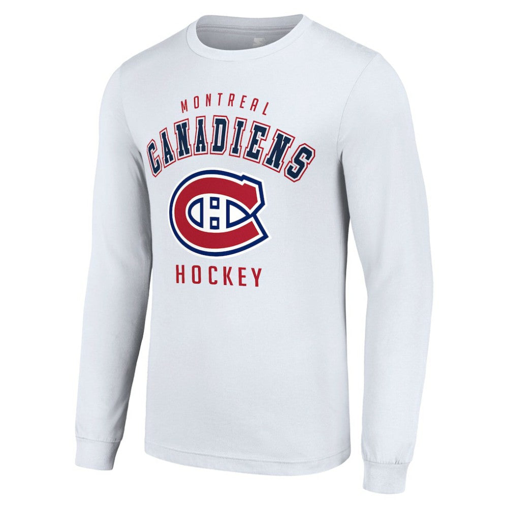 Montreal Canadiens Starter Logo Long Sleeve T-Shirt - White - NHL