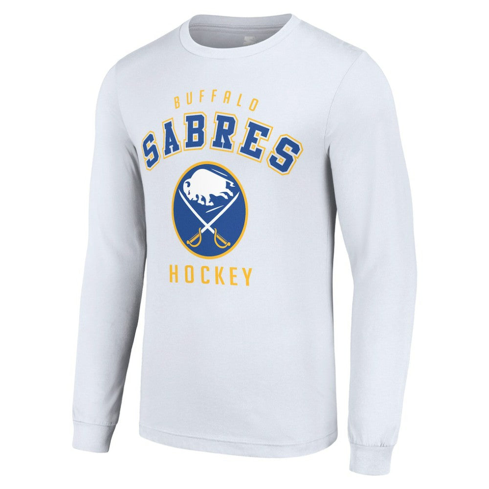 Buffalo Sabres Starter Logo Long Sleeve T-Shirt - White - NHL
