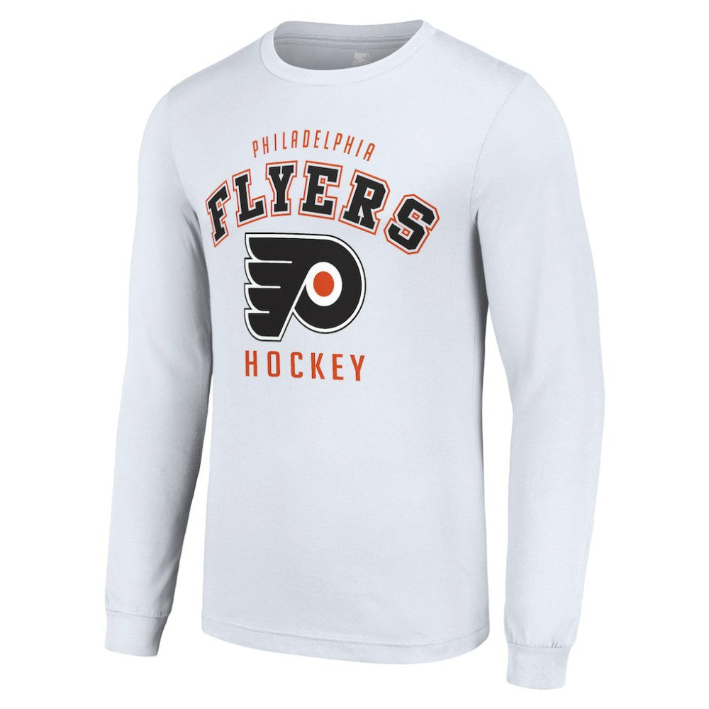 Philadelphia Flyers Starter Logo Long Sleeve T-Shirt - White - NHL