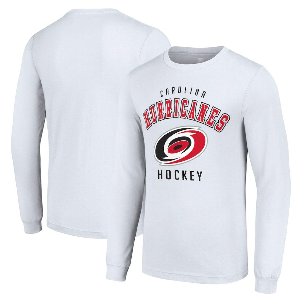 Carolina Hurricanes Starter Logo Long Sleeve T-Shirt - White - NHL