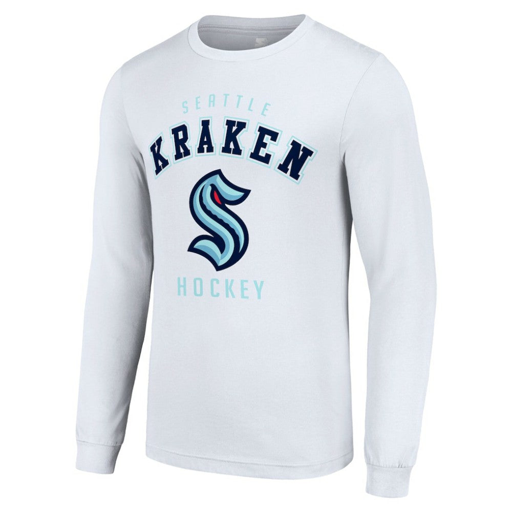 Seattle Kraken Starter Logo Long Sleeve T-Shirt - White - NHL