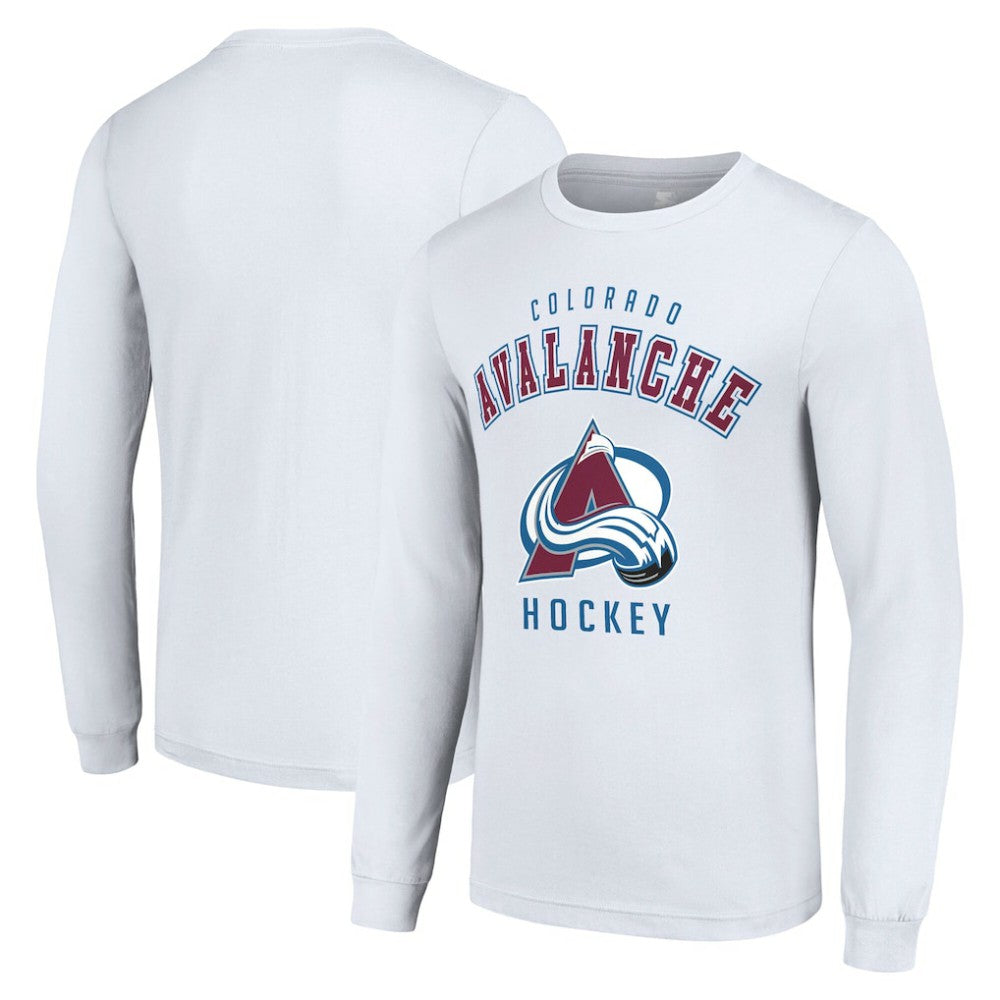 Colorado Avalanche Starter Logo Long Sleeve T-Shirt - White - NHL