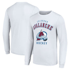 Colorado Avalanche Starter Logo Long Sleeve T-Shirt - White - NHL