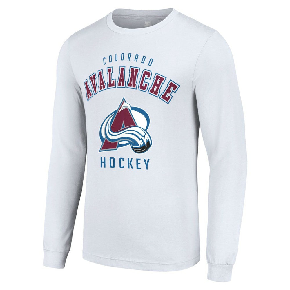 Colorado Avalanche Starter Logo Long Sleeve T-Shirt - White - NHL